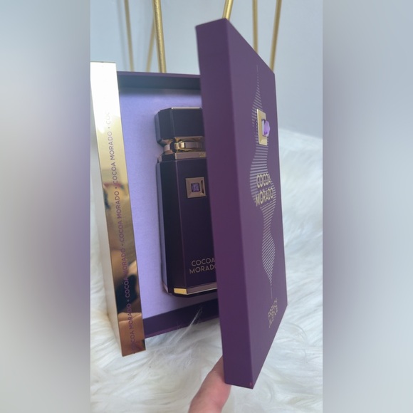 French Avenue Cocoa Morado Perfume with Gold and Purple Accents Unisex - Picture 2 of 3